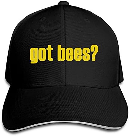 UanQ Classic Unisex-Adult Got Bees Travel Cap Hat Black