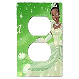 Disney Princess Fairy Tale Dress to Shine Bedding Set Matching Light Switch Wall Plate Covers And/or Outlet. Buy 3 or More and Save 10% (Tiana, 1x Outlet)