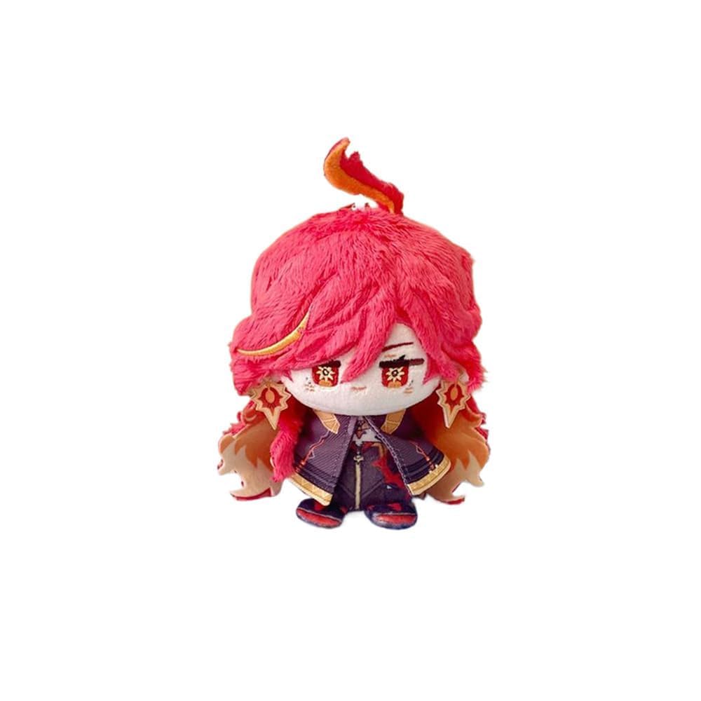 KILA MILA Anime Genshin Plush Keychain, 4" Kinich
