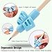 Pencil Grips for Kids Handwriting, Pencil Grips for Toddlers 2-4 Years, Pen Grips Trainer for Beginners Preschoolers Kindergarten Children(4 Grips with 4 Clips)