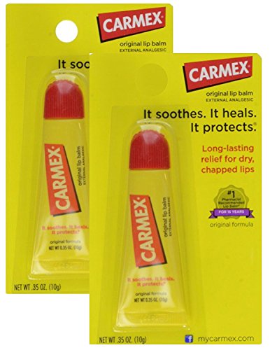 Carmex Lip Balm, 0.35 oz, Pack of 2