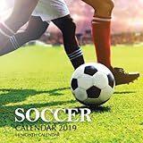 Soccer Calendar 2019: 16 Month Calendar by 