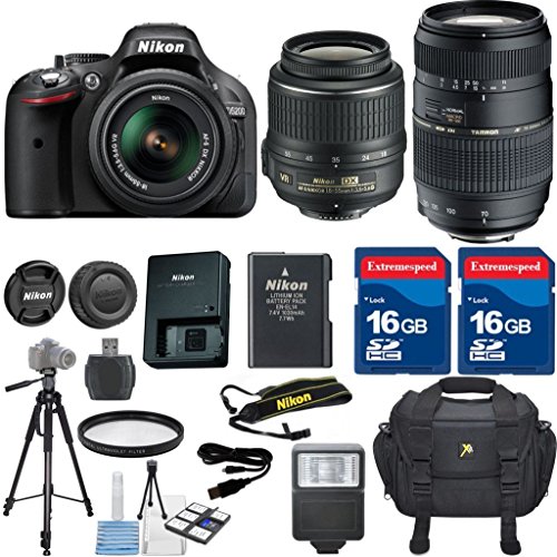 Deluxe Bundle For D50 Dslr Camera Body 18 55mm Vr Lens Tamron 70 300mm