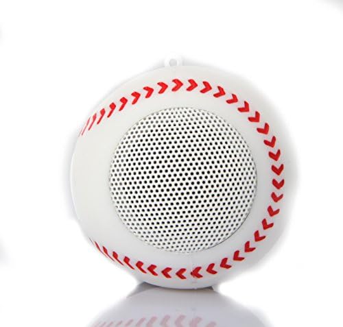ASEAL Portable Speaker, Baseball Wireless Speaker, More Bass, Interesting And Perfect Sleep Sound Machine, for Babies Kids Students Adult, White