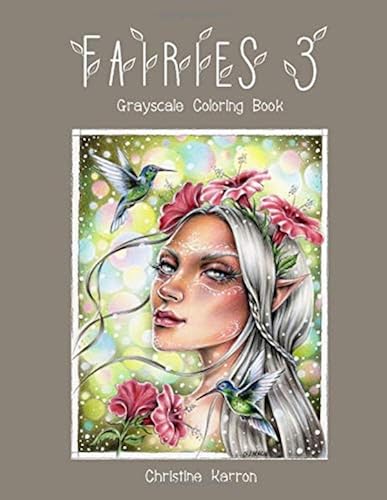 Download Fairies 3 Grayscale Coloring Book PDF