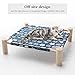Elevated Cat Beds – Cat Hammock – Pet Cots Small Dog Beds， Wooden Detachable Wooden Frame Square Hanging Cat Sofa Pet Furniture Sleeping Washable for Rabbit Cat Kitten Puppy Indoor/ Outdoor Sunshinethumb 3