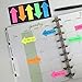 FJSM Sticky Page Makers Arrow 1000pcs 5 Colors Adhesive Sticky Note Fluorescent Neon Sticky Note Bookmarks Index Tabs Flags Reading Highlighter Strips for Pages Notebook Cards Mark