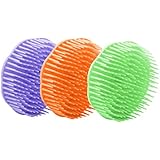 Shampoo Hair Scalp Massage Brush,3 pack Assorted Colors