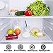 Refrigerator Liner Mats Washable Non-Slip 8 PCS – Clear Pre-Cut 17.7 by 11.4 inch EVA Shelf Liners Waterproof Can Be Cut Fridge Pads（Transparent Placemats）