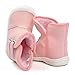 Infant Baby Boy Girl Snow Boots Rubber Sole Anti-Slip Warm Winter Prewalker Waterproof Toddler Shoes (18-24 M)