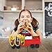 The Taco Train Taco Holder Stand - Holds 5 Tacos and Guacamole, Salsa - The Ultimate Gift for Kids and Adults for Fun Taco Tuesdays - Perfect for Parties | By Fyve Global (Engine and Car)