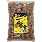 Sadaf Dried Lime Whole - Limu Omani - Natural Dried Limes for Cooking - Persian Dried Limes - Add a citric flavor to your Middle Eastern dishes. 14-Ounce Bag.