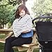 Carseat Cover | Carseat Canopy & Nursing Cover, 5 in 1 Baby Cover, Stretchy & Ultra Soft Nursing and Breastfeeding Cover for Boys & Girls, Stroller Cover for Babies by Matimati Baby (Classic Stripe)
