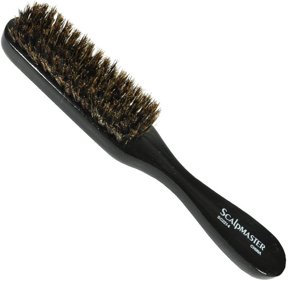 Scalpmaster Barber Men Grooming Styling Hair Brush Boar