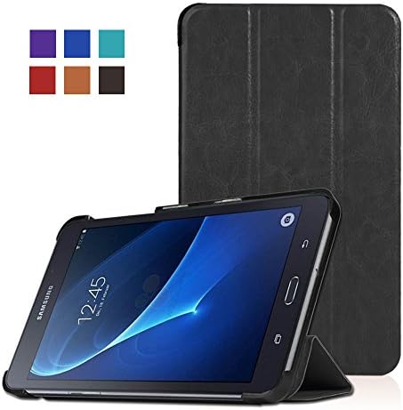 Miroddi Samsung Galaxy Tab A 7.0 Tablet Case Cover,Ultra Slim Lightweight Standing Cover for Samsung Galaxy Tab A 7.0 (SM-T280/SM-T285) 7-Inch Android Tablet 2016 Release (black)