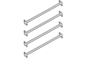 Treehobby 4PCS Metal Dog Bone Drive Shafts for WLtoys A959 A969 A979 K929 1:18 RC Car Upgrade Accessory Parts (Silver)
