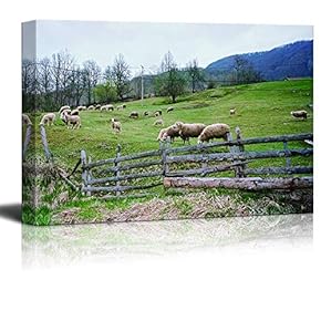 Canvas Wall Art for Living Room,Bedroom Home Artwork Paintings Farm Ready to Hang - 12x18 inches