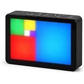 Fibonacci Clock, Mathematical Art Desk Clock for Math Lovers | Fibonacci-Inspired Design, Color-Based Time Display, Soft LED Glow, Bluetooth Sync, Voice Time, USB-C Charging
