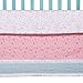 Trend Lab Wild Forever 3 Piece Crib Bedding Set, Pink/Teal