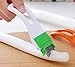 Astra shop 2Pcs Kitchen Tool Slice Cutlery Kitchen Onion Vegetable Cutter Sharp Scallion Cutter Shred