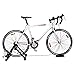 URSTAR Fluid Bike Trainer Stand, Indoor Bicycle Trainer with Flowing Resistance, 440LBS Capacity Portable Road Machine for Indoor Riding Training and Exercise (G22-Black With Flywheel)