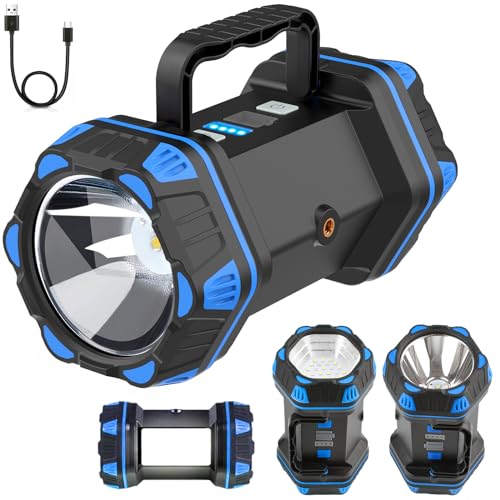 Led Camping Lantern Rechargeable, Camping Flashlight 1500LM, 8 Light Modes, Camping Lights