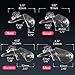 FYJENNICC HT-V3 Chastity Cage | Lightweight Cock Cage | Resin Chastity Devices | Male Chastity Cage | Adult Sex Toy for Men | MagicLockers | 4 Sizes Rings Included | Transparent (Standard)