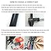 UPANBIKE Bike Seat Post Aluminum Alloy Extra Long 17.7inch(450mm) Replacement Bicycle Seatpost φ 25.4 27.2 28.6 30.4 30.9 31.6mm