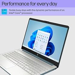 HP 15 Slim Laptop in Ocean Blue Intel i3-1115G4 up