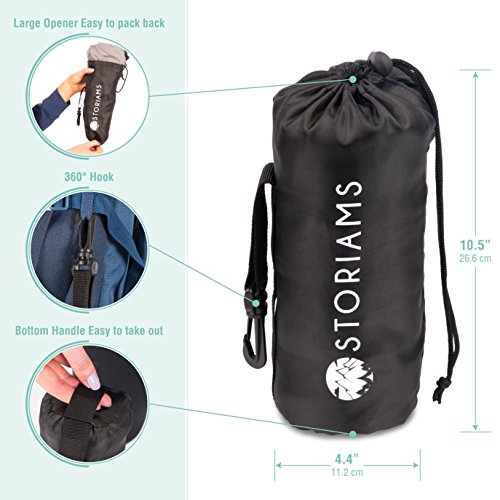 Storiams Sleeping Bag Liner Travel Sheet Used as a Camping or Hotel