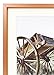 Golden State Art, Satin Finish Aluminum Picture Frame with Ivory Mat - Landscape or Portrait - Wall or Table Top Display (5x7 for 4x6, Rose Gold, 1 Pack)