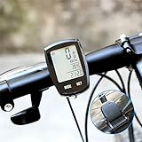 Wireless Cycling Computer ThorFire Water-proof Speedometer Bike Computer 24 Multi Function Bicycle Odometer with Night-vision Display, Auto Power On/Off