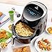 Air fryer, Tidylife 5.8 QT Air Fryer XL with LCD Digital Touchscreen, 1700W Electric Hot Air Fryer with 8 Cooking Preset, Fast Oilless Cooking, Auto Shut Off with 50+ Recipes