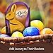 DOVE Easter Dark Chocolate Candy Solid Easter Bunny 4.5-Ounce Box
