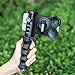 Ztylus Mini Smartphone Rig, Phone Tripod Mount with Cold Shoe, Cell Phone Clamp Holder, Compatible with iPhone 11 12 Pro Max, Samsung Phone Adapter Clamp, Video Rig Live Streaming