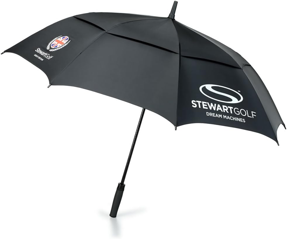 Stewart Golf Unisex Adult Automatic Umbrella Black, One Size Amazon