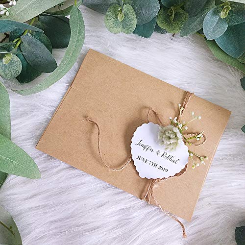 Supla 150 Pcs A7 Envelopes Brown Kraft Invitation Envelopes 5 x 7 Envelopes Self Seal Business Envelopes Photo Envelopes Greeting Card Blank Envelopes for Weddings Invitations Baby Shower Stationery