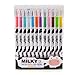 Cute Gel Pens Milky Cow Crystal Head Ballpoint Pen Set （set of 12）