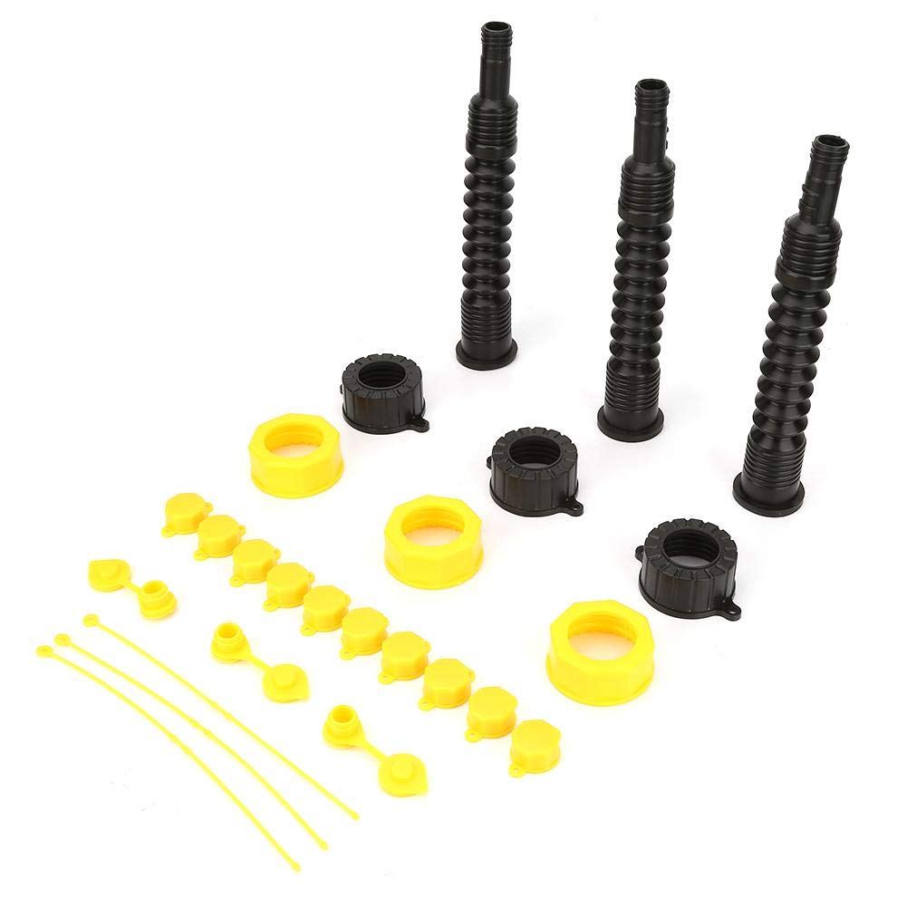 Set of 3 Spout Jug, Replacement Gas Fuel Can Spout Kit Bending