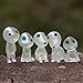 5 Pcs/lot Princess Mononoke Luminous Tree Elves Spirit Kodama Gardening Potted Decoration Micro Landscape Accessories