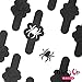 Whats Up Nails - Spider Vinyl Stencils for Halloween Nail Art Design (1 Sheet, 20 Stencils)