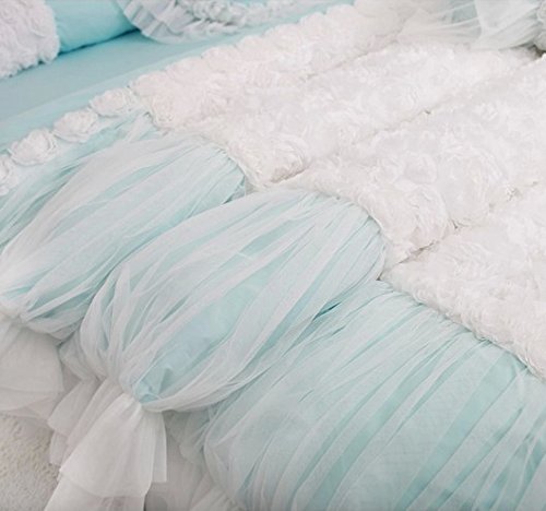 FADFAY, Romantic Flower Print Bedding Set, Floral Bed Set