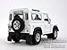 Land Rover Defender 1/32 Scale Diecast Metal Model - WHITE