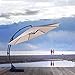 Grand patio Deluxe 11 FT Curvy Aluminum Offset Umbrella