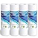 5 Micron 10" x 2.5" Whole House Sediment Water Filter Replacement Cartridge Compatible with Any 10 inch RO Unit, Culligan P5, Aqua-Pure AP110, Dupont WFPFC5002, CFS110, RS14, WHKF-GD05, 4-Pack primary