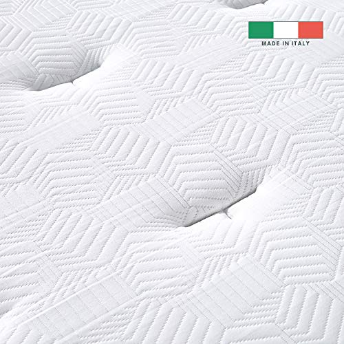 ZINUS Italian Made 12 Inch Pocket Spring Hybrid Mattress / Pressure