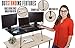 Stand Steady Mega Standing Desk - Stand Up Desk Topper - Instantly Convert Any Surface to a Standing Desk - Easy Assembly No Tools Required! Largest Desk Converter (39.5