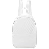 Energather Womens Backpack, PU Leather Backpack Purse Mini Backpacks, Elegant Small Backpacks for Women with Adjustable Strap (white)
