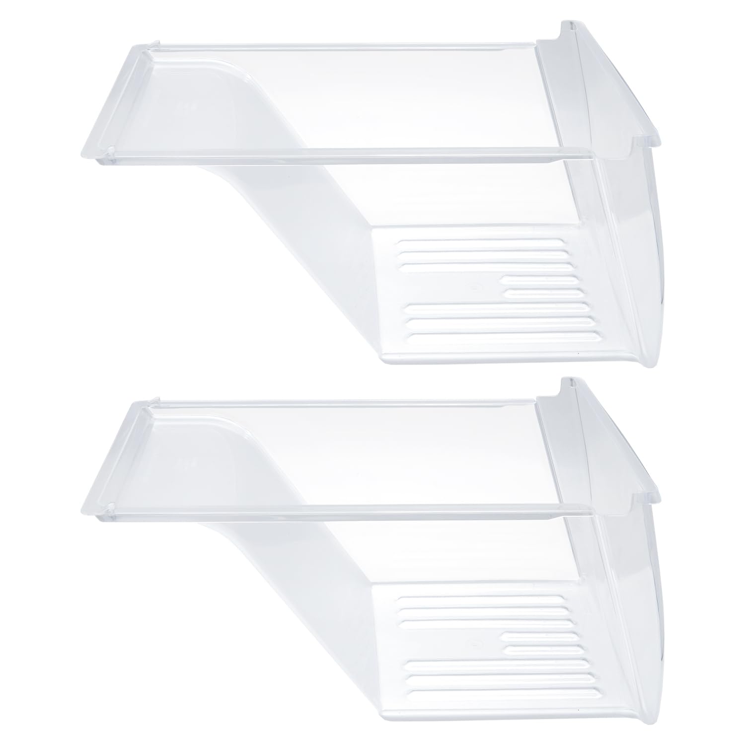 Photo 1 of 2 Pack Upgraded 240337103 Crisper Drawer Bins by SupHomie - Compatible with Frigidaire Kenmore Refrigerators Replace 240337107, 240337108, 240337109