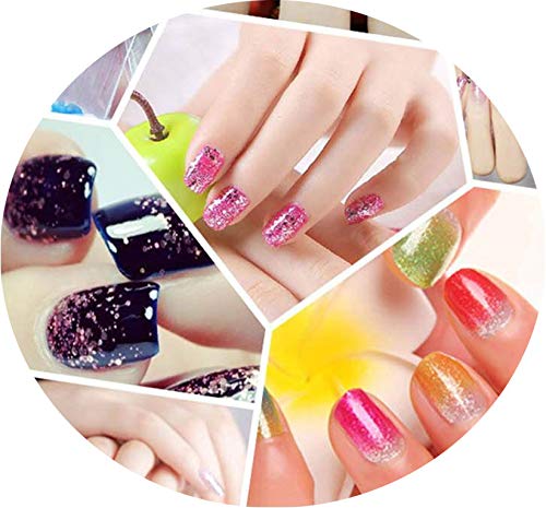 XICHEN 3 bottles Professiona Starry Sky Nail Art Glue for Foil Sticker Nail Transfer Tips Decorations Adhesive White 16 ML/bottles